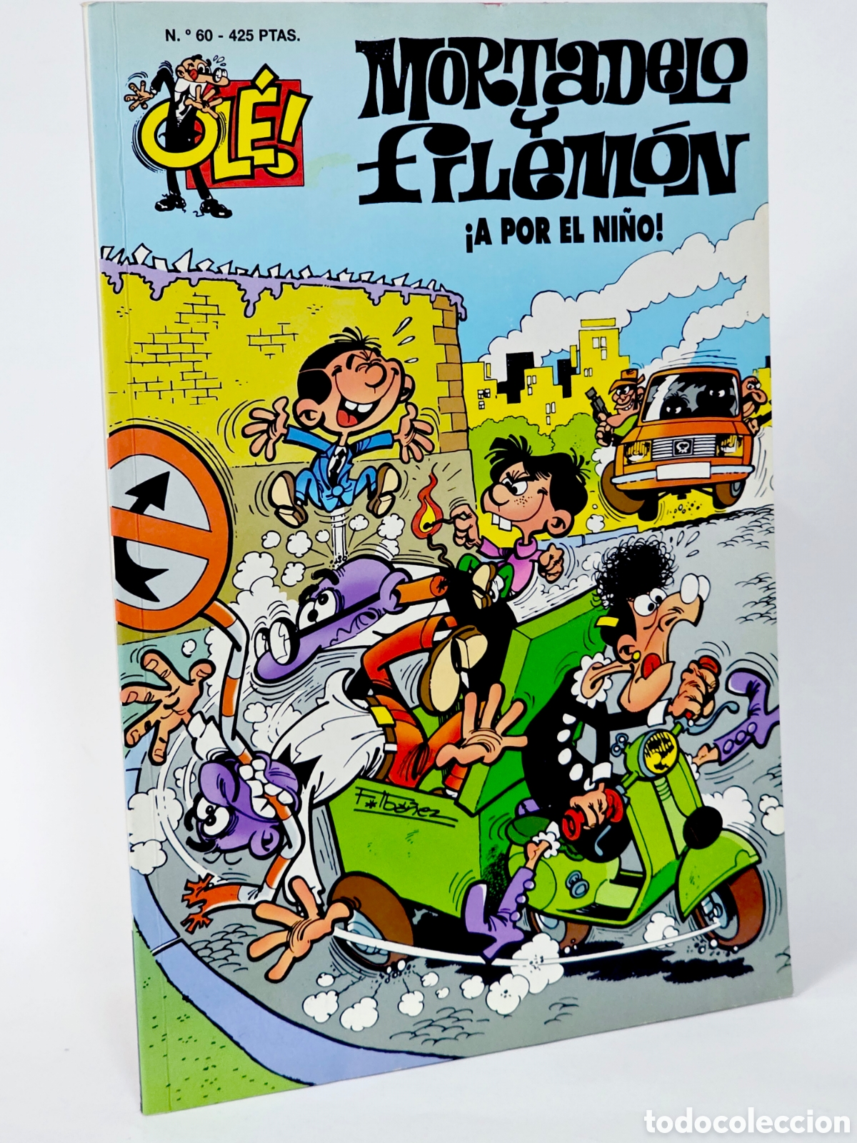 C&oacute;mics: C&Oacute;MIC MORTADELO Y FILEM&Oacute;N 60 A POR EL NI&Ntilde;O OL&Eacute; PRIMERA EDICI&Oacute;N EDICIONES B EXCELENTE ESTADO