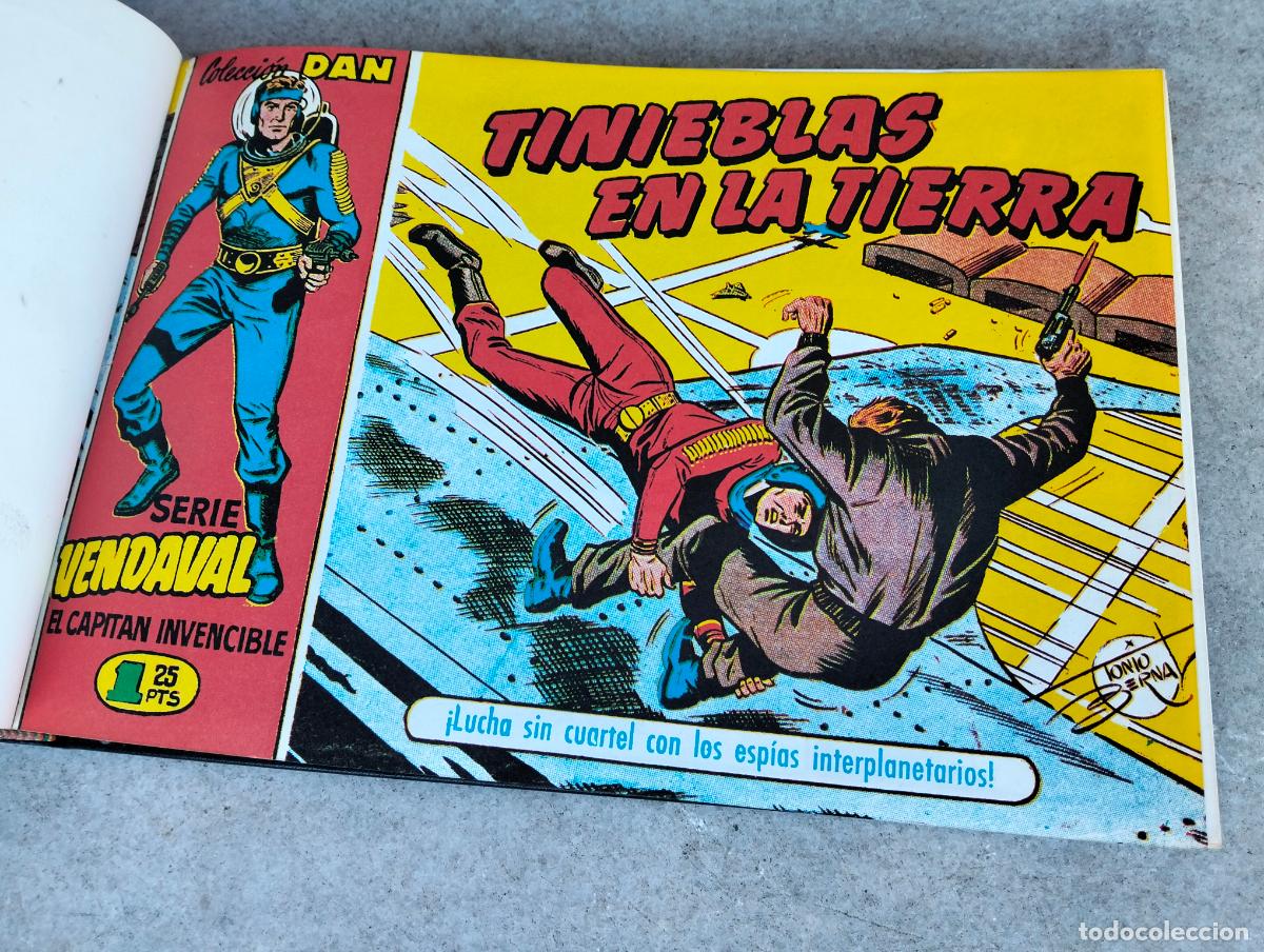 C&oacute;mics: Vendaval el capit&aacute;n invencible Dan libro encuadernado con lote de tebeos c&oacute;mics novela visual - Foto 2
