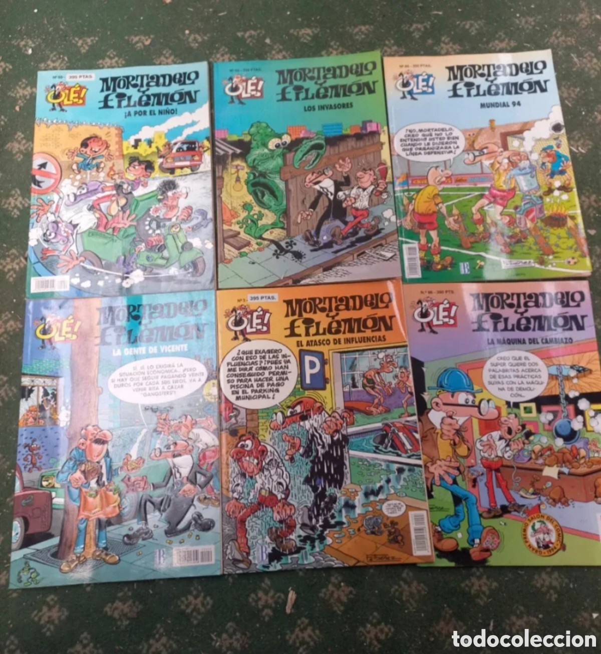 C&oacute;mics: Lote 6 C&oacute;mics Mortadelo y Filem&oacute;n - Colecci&oacute;n Ol&eacute; (Ediciones B, A&ntilde;os 90)