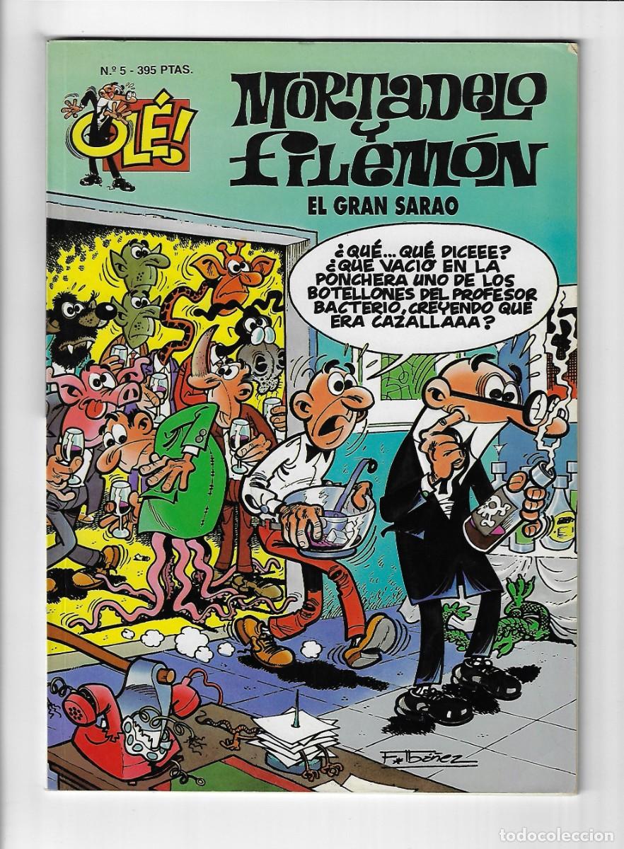 Comics: Ediciones B. Colecci&oacute;n Ol&eacute;. Mortadelo y Filem&oacute;n. Con relieve. 5. Segunda edici&oacute;n.