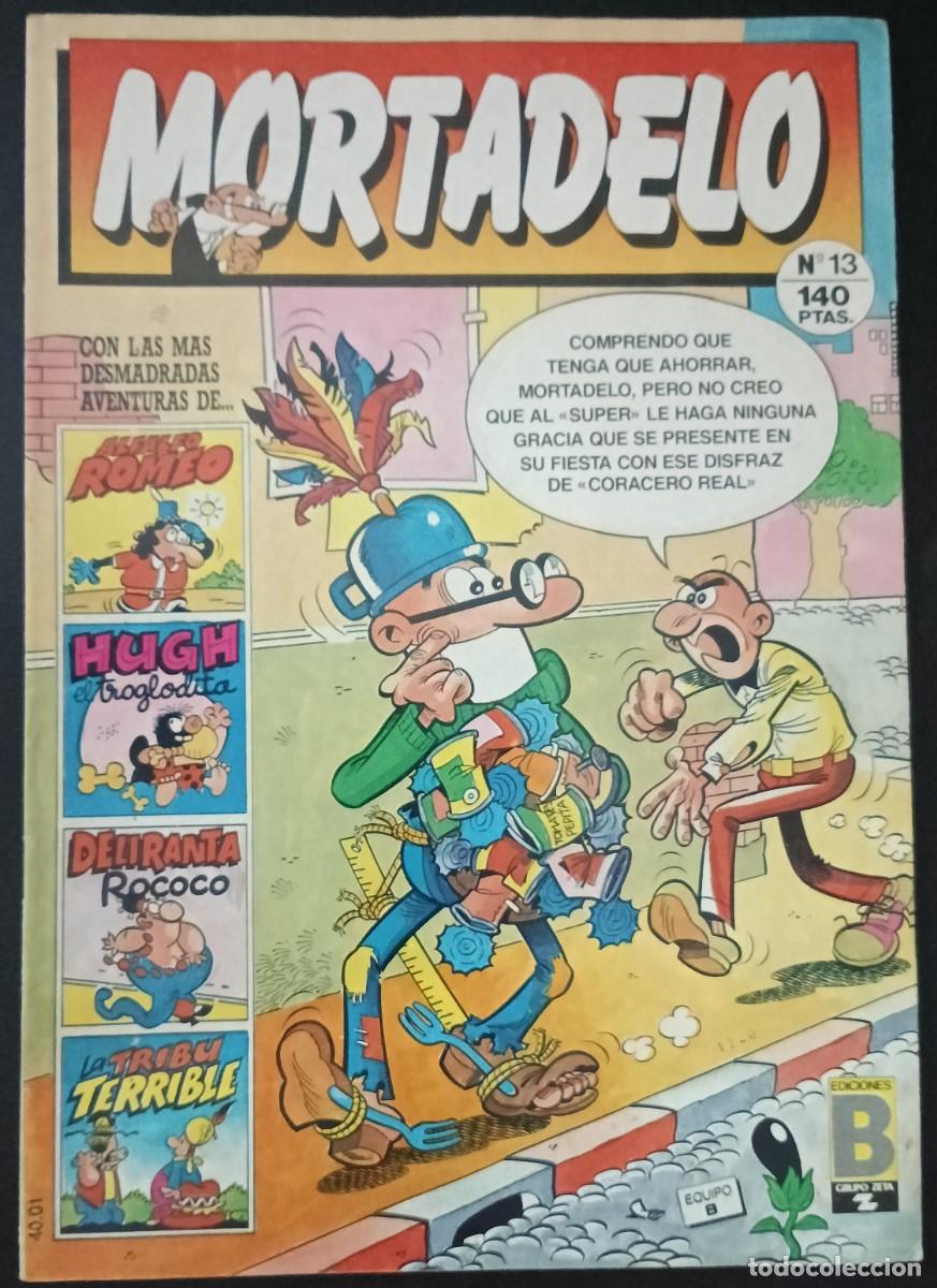 C&oacute;mics: MORTADELO SEMANAL-EDICIONES B- N&ordm; 13 -TRANQUI Y TRONCO-HUGH-1987-BUENO-DIF&Iacute;CIL- LEA-VEA-1616