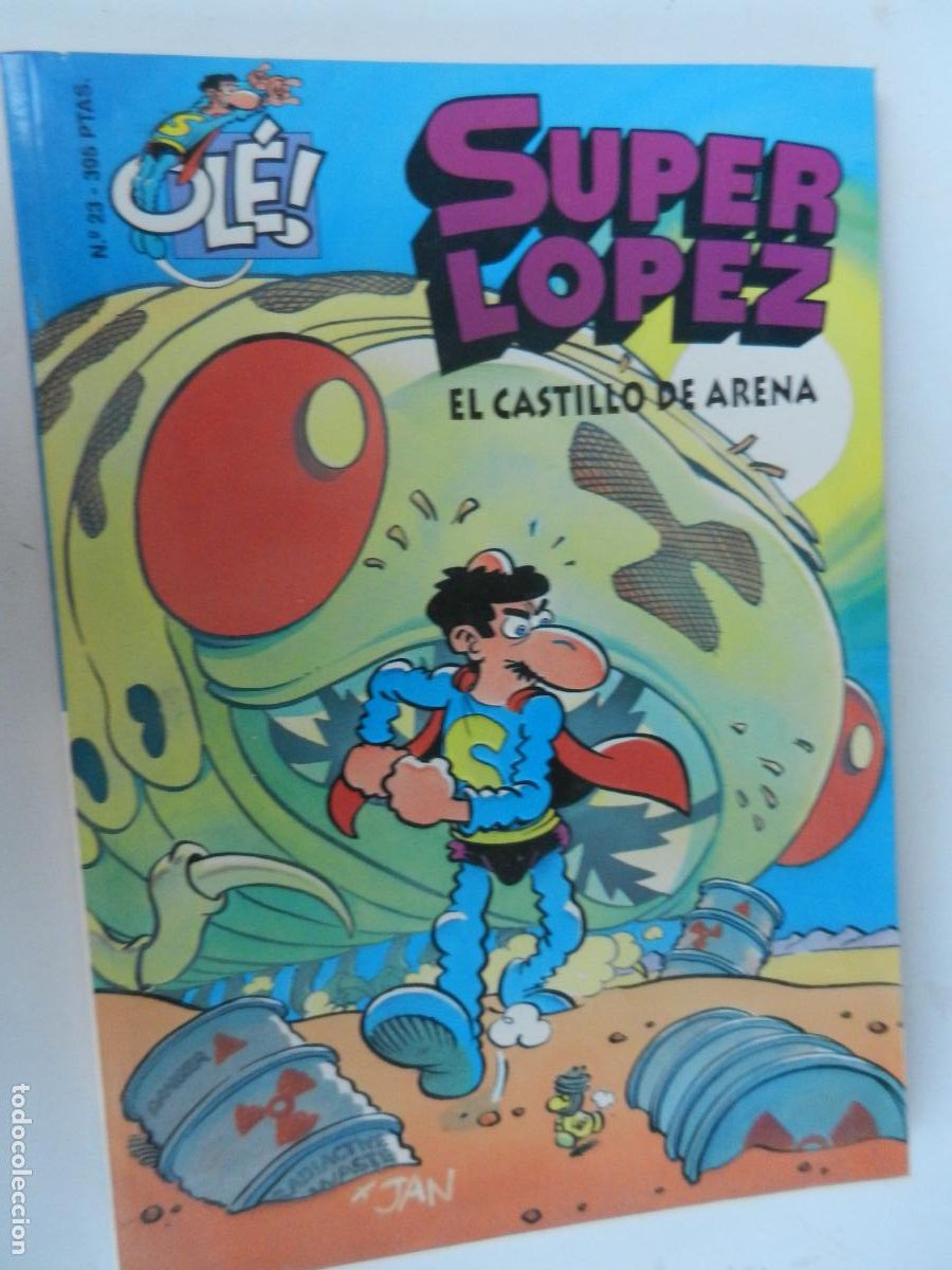 C&oacute;mics: SUPER LOPEZ - EL CASTILLO DE ARENA N&ordm; 23 - COL OLE - JAN - EDC B -1993 - 1&ordf; EDC
