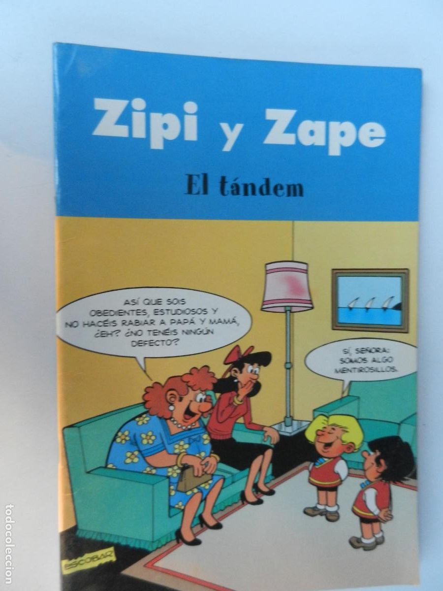 C&oacute;mics: ZIPI Y ZAPE - EL T&Aacute;NDEM -ESCOBAR - EDC B -2003 - TAPA BLANDA