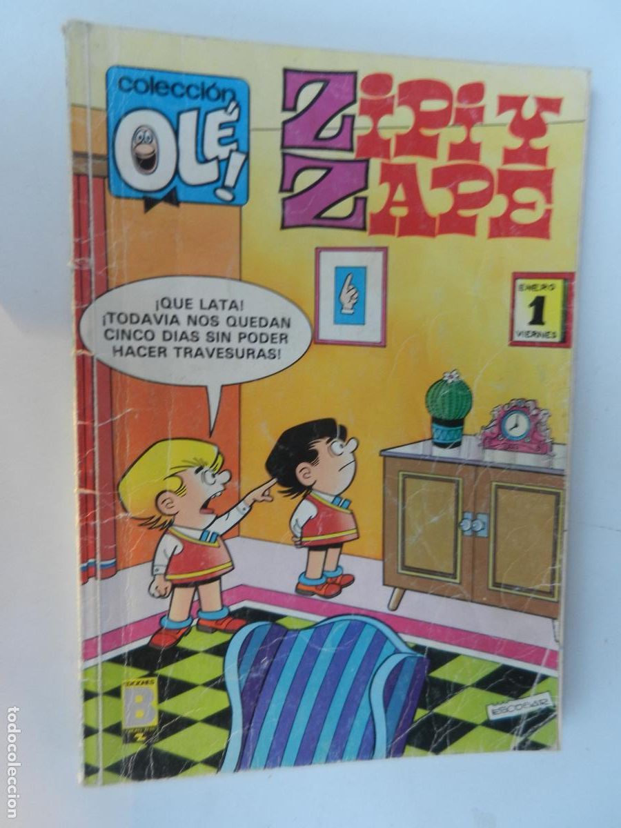 C&oacute;mics: ZIPI Y ZAPEY CARPANTA - COL OLE - EDC B N&ordm; 337 -Z46- 1&ordf; EDC 1989 - TAPA BLANDA