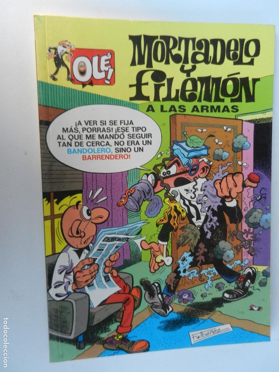 C&oacute;mics: MORTADELO Y FILEMON - A LAS ARMAS - N&ordm; 15 COL OLE - EDC B 1&ordf; EDC 1993 - TAPAS BLANDAS