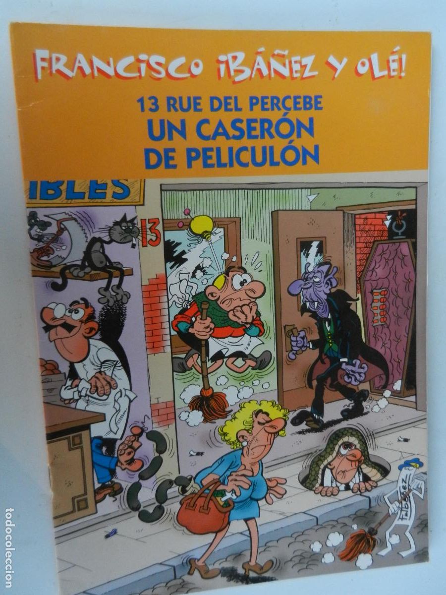 C&oacute;mics: 13 , RUE DEL PERCEBE -UN CASERON DE PELICUL&Oacute;N - FRANCISCO IBA&Ntilde;EZ Y OL&Eacute; - 2001