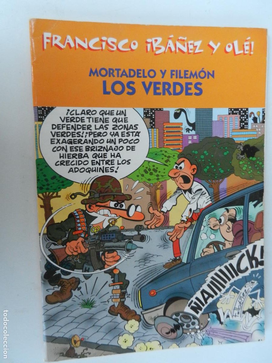 C&oacute;mics: MORTADELO Y FILEMON , LOS VERDES - FRANCISCO IBA&Ntilde;EZ Y OL&Eacute; - 2001 - Foto 1