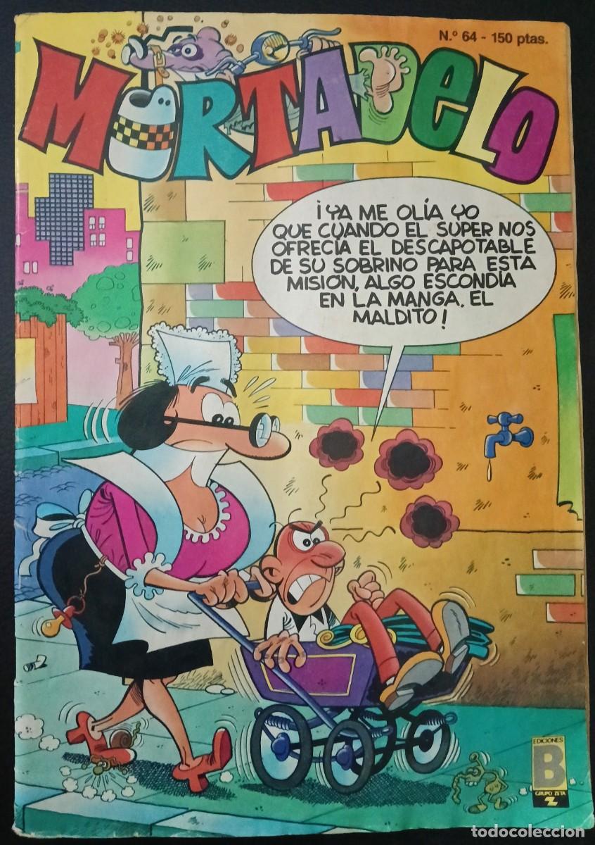 C&oacute;mics: MORTADELO-SEMANAL-EDICIONES B- N&ordm; 64 -IB&Aacute;&Ntilde;EZ-ALFALFO-HUG-V&Aacute;ZQUEZ-1988-REGULAR-DIF&Iacute;CIL-LEA-VEA-1617