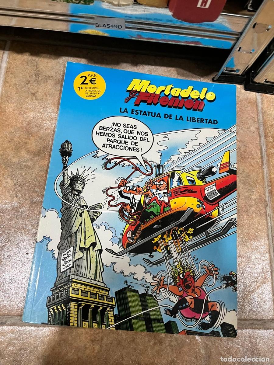 Comics: BLAS49D Mortadelo y Filem&oacute;n: La estatua de la libertad &ndash; Francisco Ib&aacute;&ntilde;ez. Ediciones B. C&oacute;mic de hum