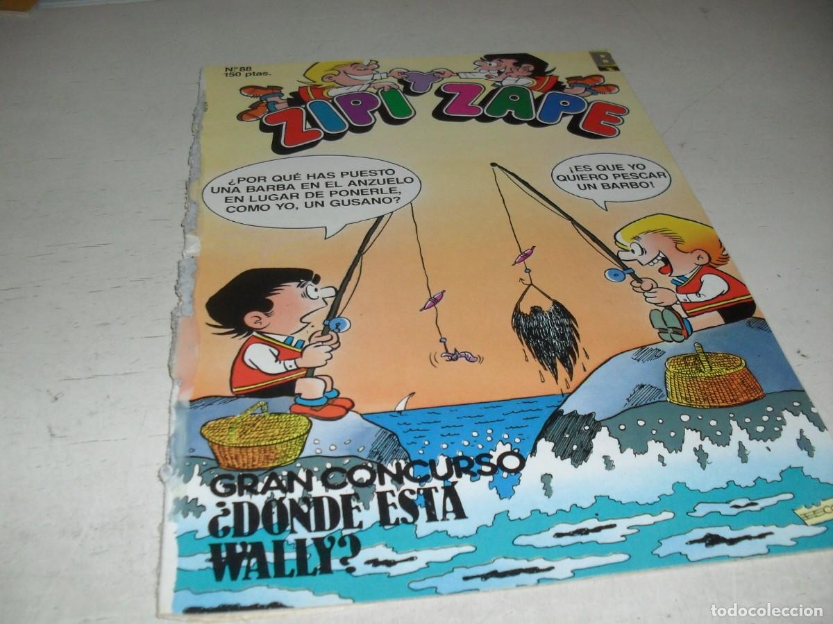 C&oacute;mics: ZIPI Y ZAPE N&ordm; 88,CON POSTER DONDE ESTA WALLY,DE 199,EDICIONES B,1987
