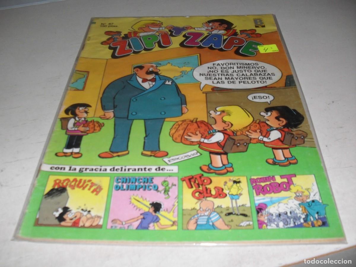 C&oacute;mics: ZIPI Y ZAPE N&ordm; 67,DE 199,EDICIONES B,1987 - Foto 1