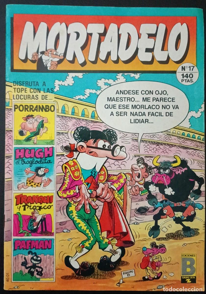 C&oacute;mics: MORTADELO SEMANAL-EDICIONES B- N&ordm; 17 -ALFALFO-PORRAMBO-HUG-1987-BUENO-DIF&Iacute;CIL-LEA-VEA-1621