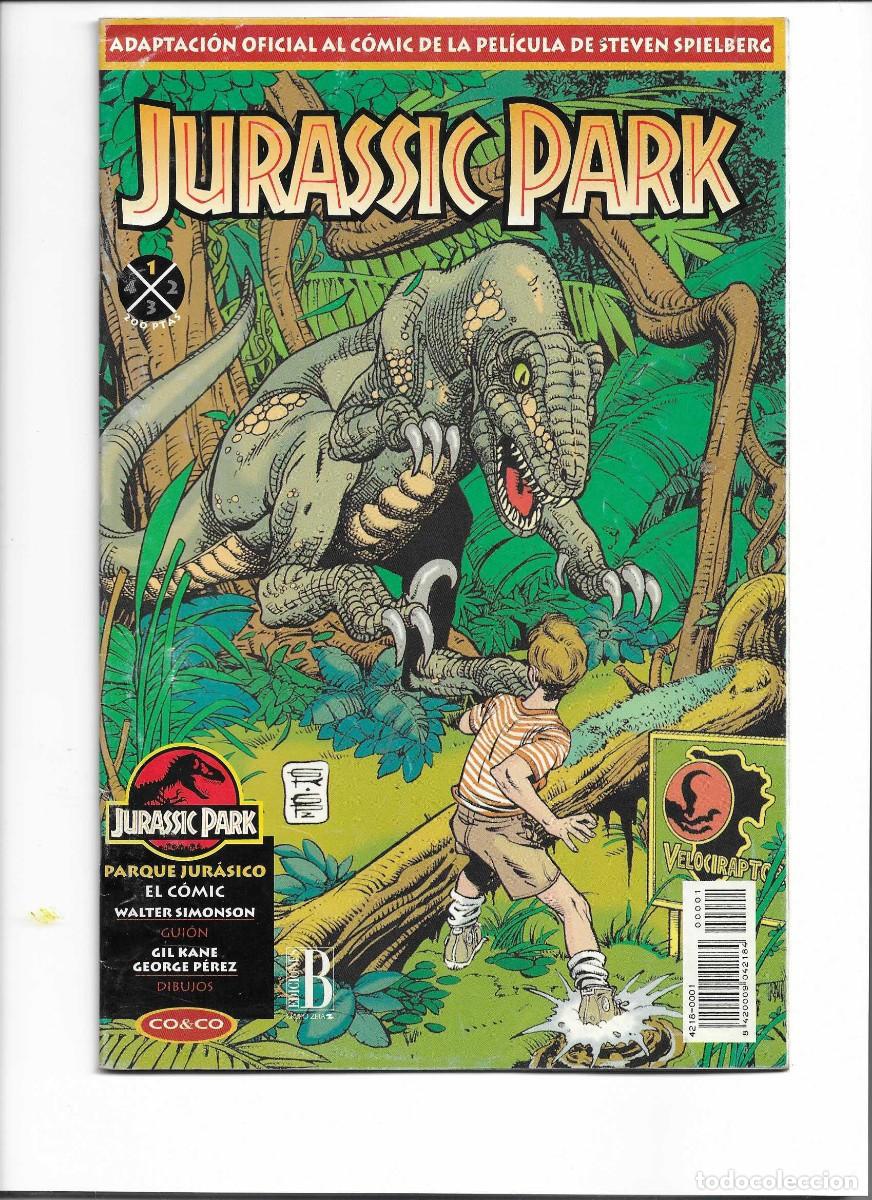 C&oacute;mics: JURASSIC PARK - COLECCION DE EDICIONES B (1993) - 4 N&Uacute;MEROS - SIMONSON / GIL KANE / GEORGE PEREZ