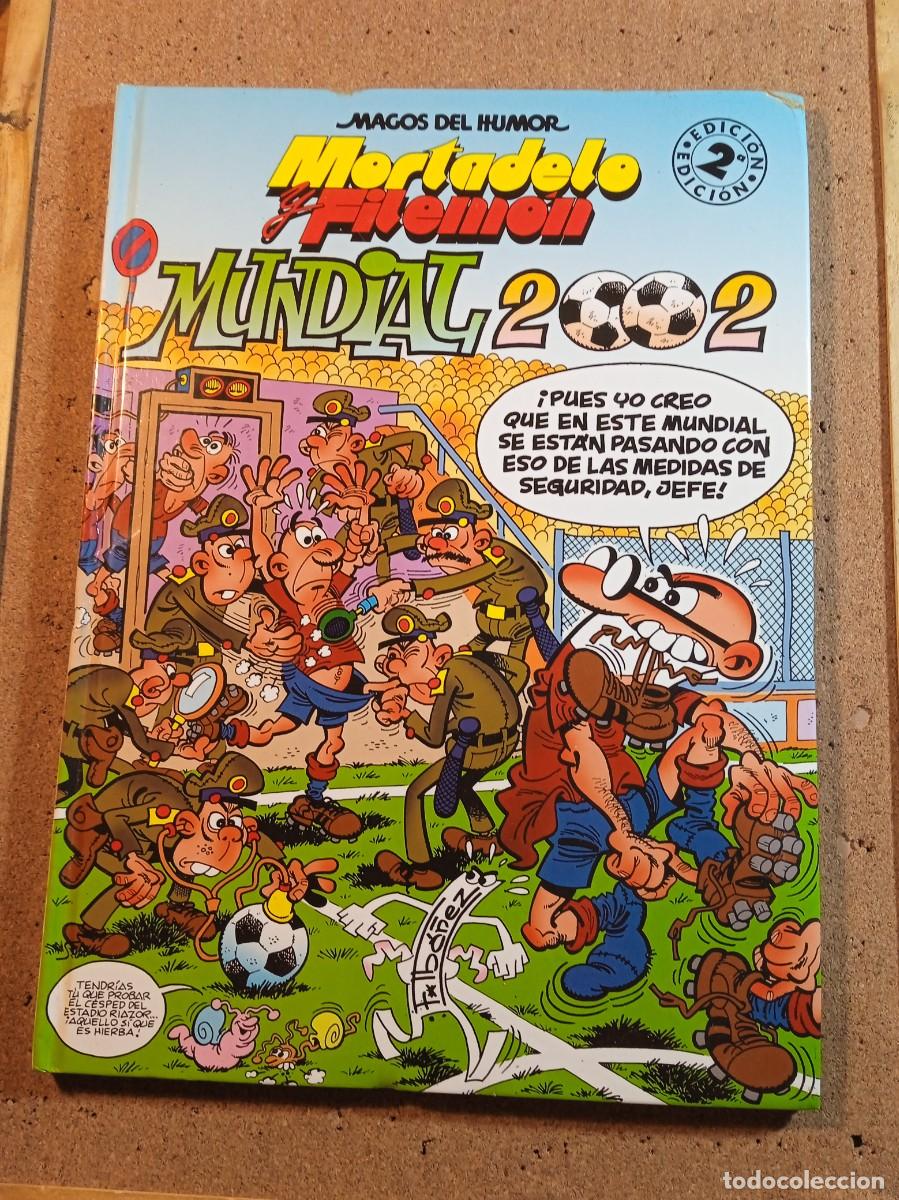 C&oacute;mics: MAGOS DEL HUMOR MORTADELO Y FILEMON EN MUNDIAL 2002 TAPA DURA