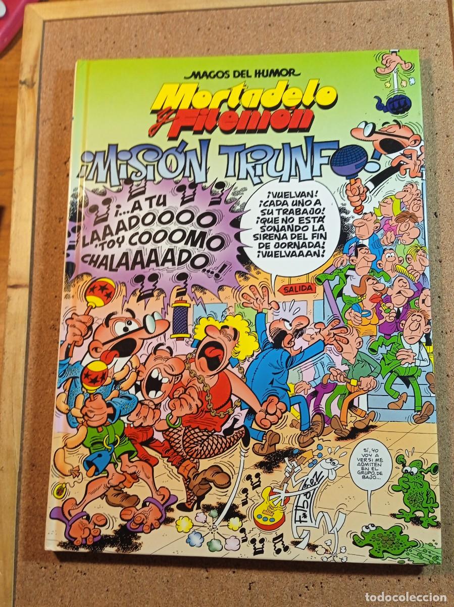 C&oacute;mics: MAGOS DEL HUMOR MORTADELO Y FILEMON EN MISION TRIUNFO TAPA DURA