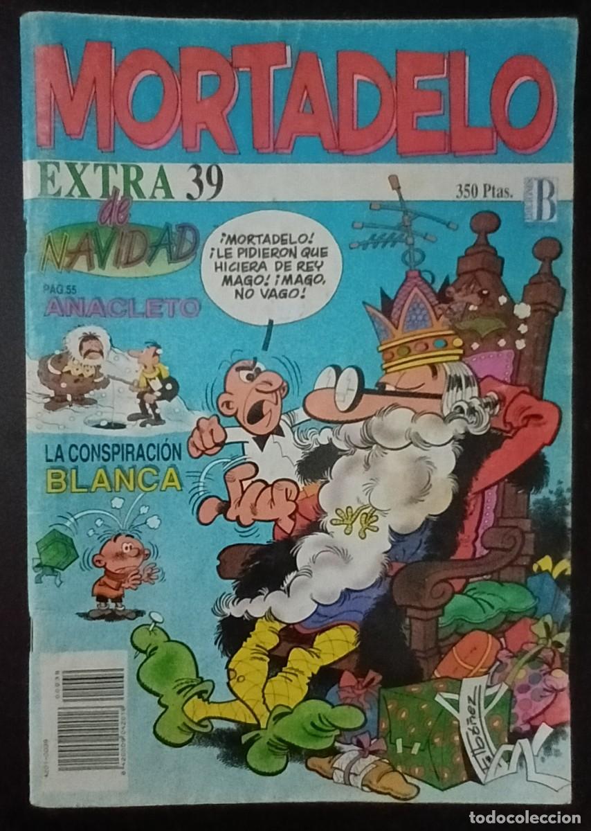 C&oacute;mics: MORTADELO EXTRA-EDICIONES B- N&ordm; 39 -LA NAVIDAD-1992-SCHMIDT-IB&Aacute;&Ntilde;EZ-SEGURA-CASI BUENO-RARO-VEA-1625