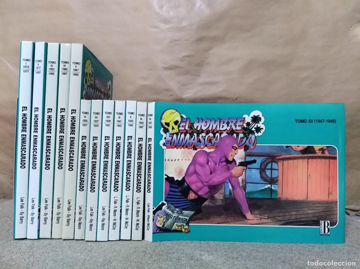 C&oacute;mics: El Hombre Enmascarado.Completa 12 Tomos.Ediciones B