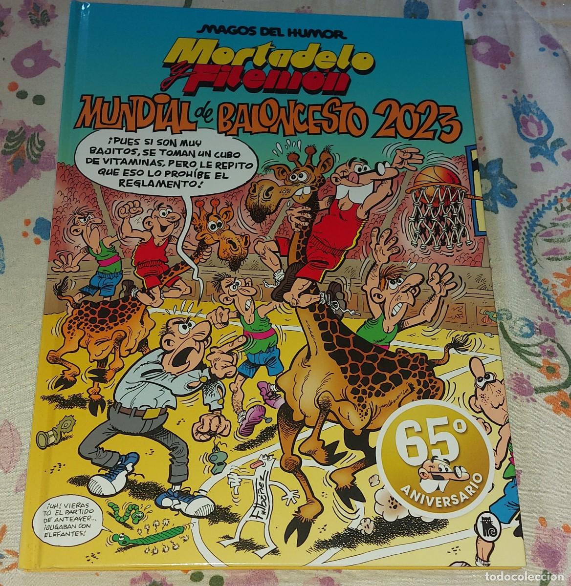 C&oacute;mics: MORTADELO Y FILEMON MAGOS DEL HUMOR 220 MUNDIAL BALONCESTO 2023 PRIMERA EDICI&Oacute;N