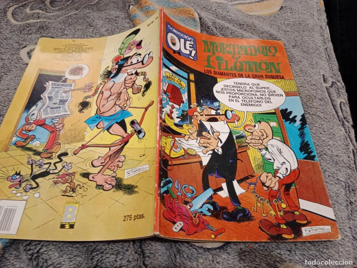 C&oacute;mics: OLE N&ordm; 90-M. 18 MORTADELO Y FILEMON LOS DIAMANTES DELA GRAN DUQUESA - EDICIONES B 2&ordf;EDICION 1991
