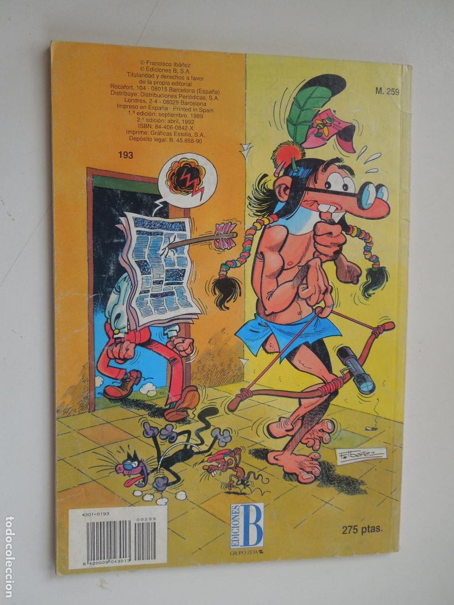 C&oacute;mics: MORTADELO Y FILEMON - COL OLE . M 259 - EDC B -1992 - Foto 3