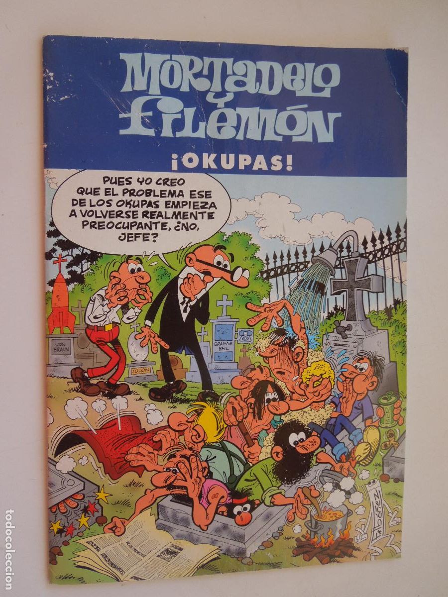 C&oacute;mics: MORTADELO Y FILEMON - &iexcl;OKUPAS! - IBA&Ntilde;EZ EDC B -2003 - TAPA BLANDA -