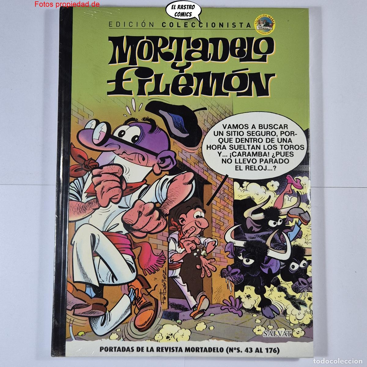 C&oacute;mics: Mortadelo y Filemon tomo n&ordm; 75, Edici&oacute;n coleccionista, portadas, Salvat, precintado