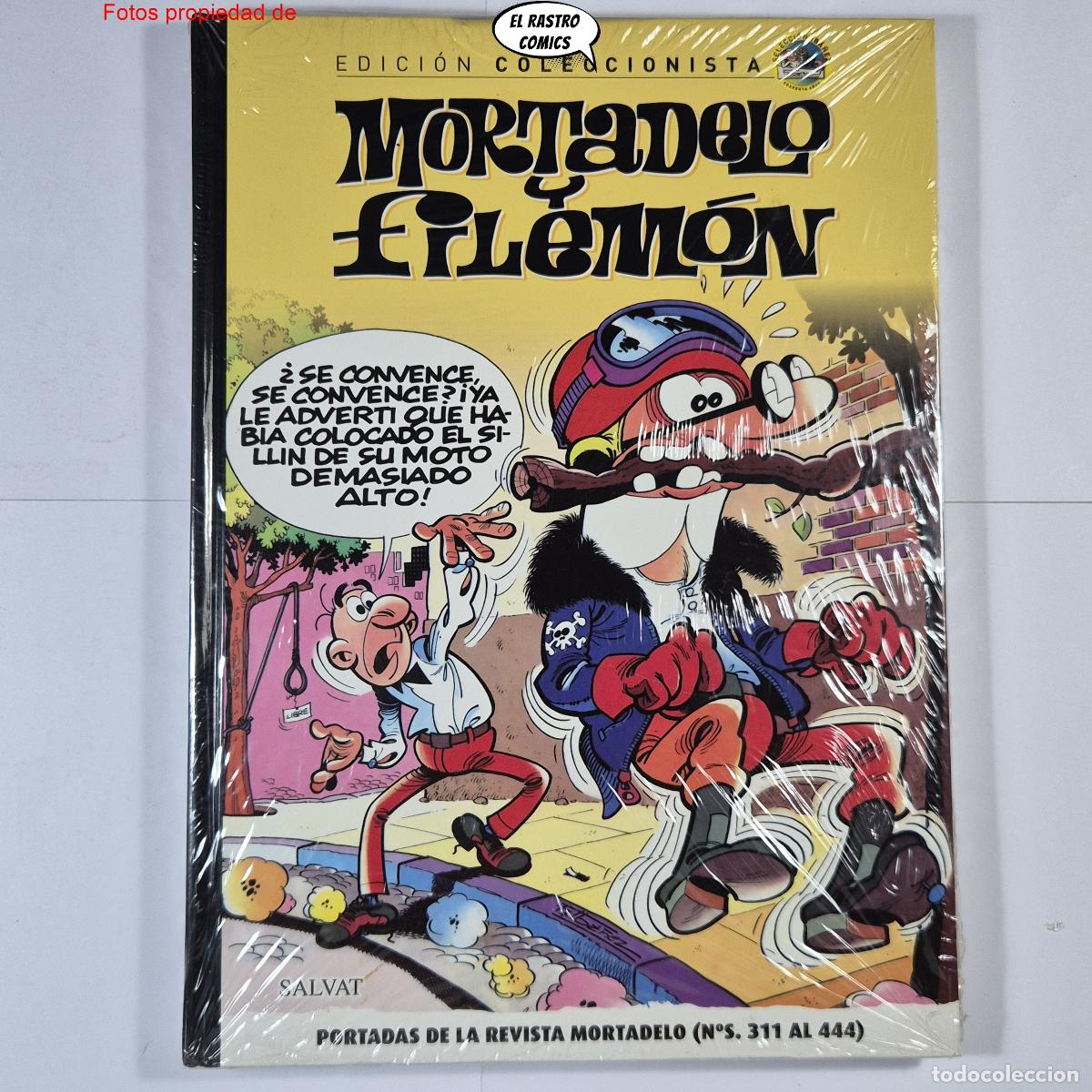 C&oacute;mics: Mortadelo y Filemon tomo n&ordm; 77, Edici&oacute;n coleccionista, portadas, Salvat, precintado