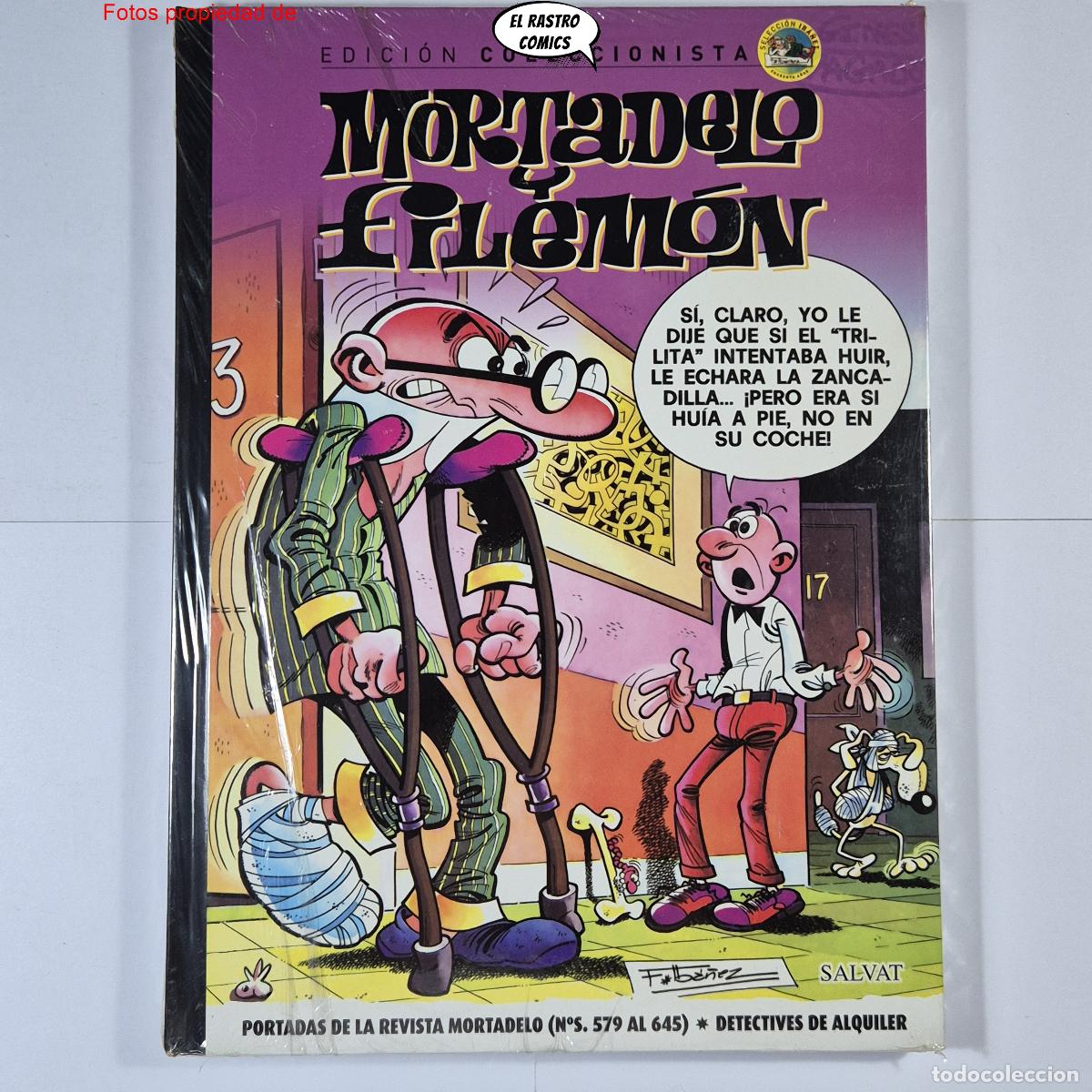 C&oacute;mics: Mortadelo y Filemon tomo n&ordm; 79, Edici&oacute;n coleccionista, portadas, Salvat, precintado