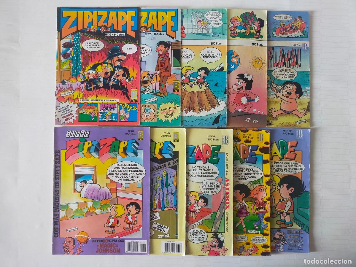 C&oacute;mics: ZIPI y ZAPE Lote de 10 Comics (Extras, Super..) Ediciones B Grupo Zeta.
