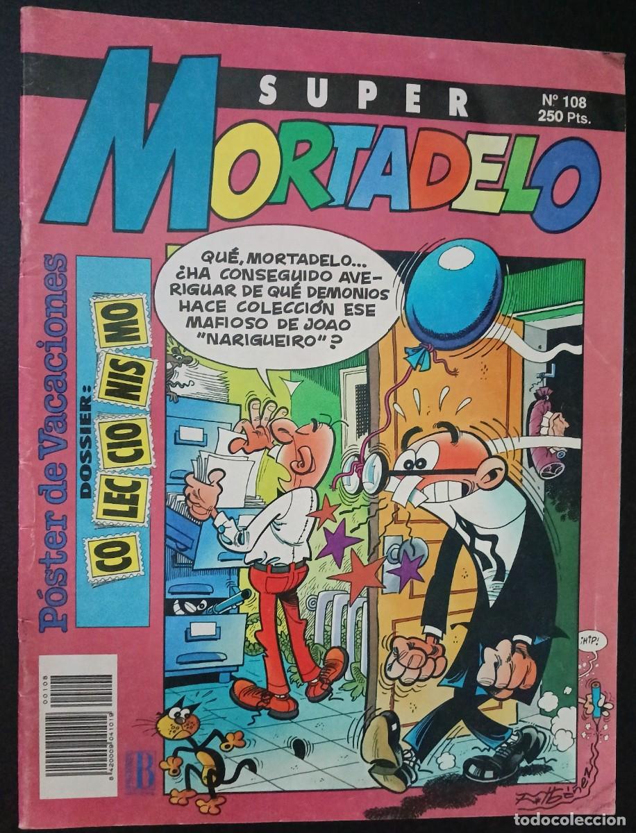 C&oacute;mics: SUPER MORTADELO-EDICIONES B- N&ordm; 108 -RAMIS-CERA-PEQUE&Ntilde;O SPIROU-1992-DIF&Iacute;CIL-CASI BUENO-VEA-1632