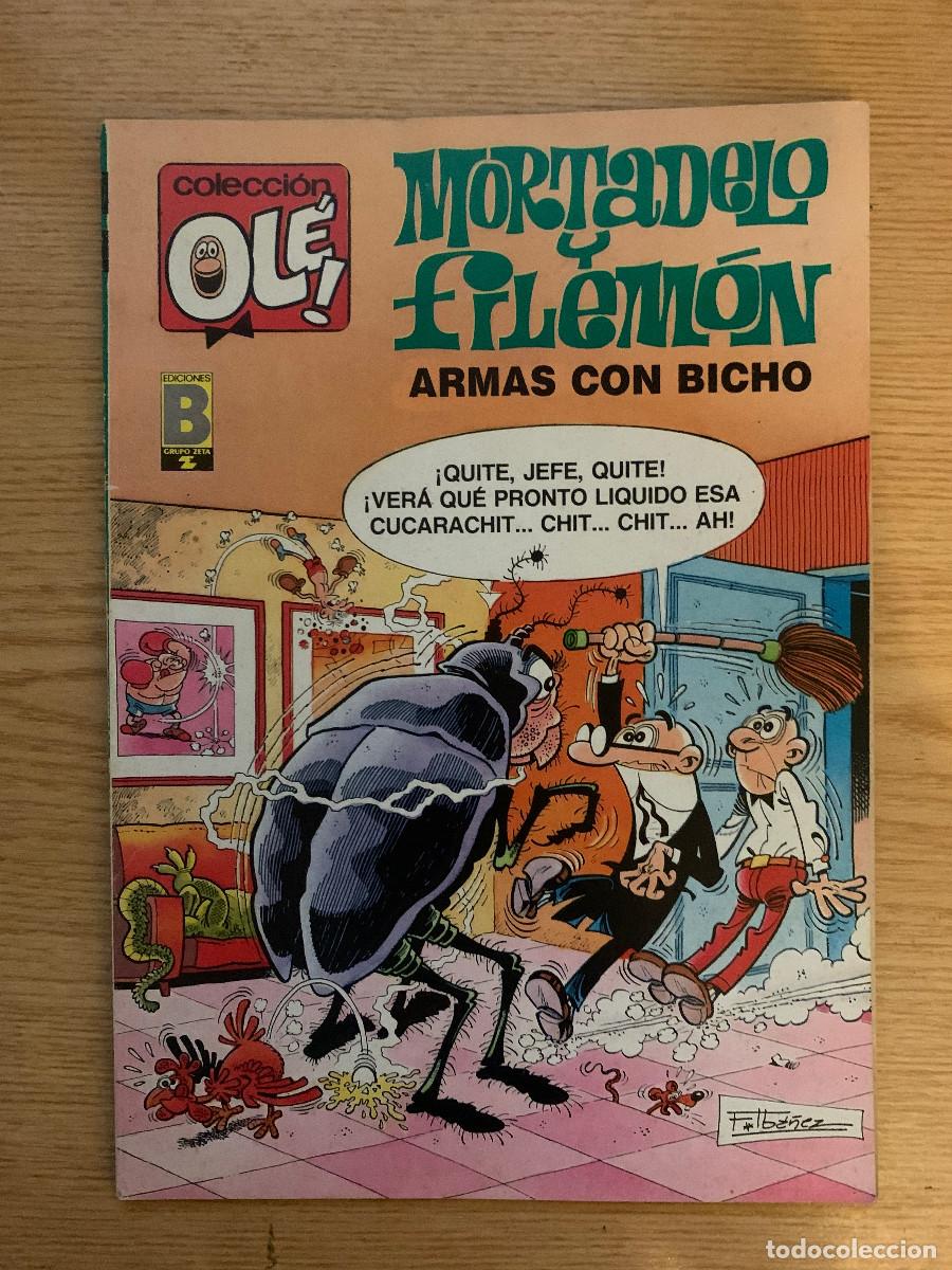C&oacute;mics: Mortadelo y Filem&oacute;n n&ordm; 352 M.148: Armas Con Bicho - Colecci&oacute;n Ol&eacute; - D8 Muy Buen Estado