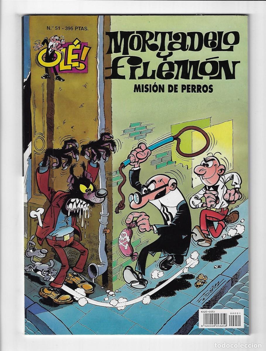 Comics: Ediciones B. Colecci&oacute;n Ol&eacute;. Mortadelo y Filem&oacute;n. Con relieve. 51. Segunda edici&oacute;n.