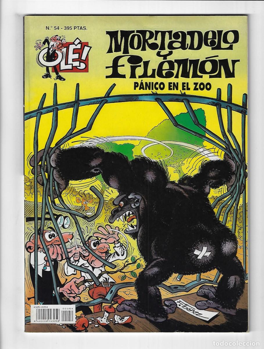 C&oacute;mics: Ediciones B. Colecci&oacute;n Ol&eacute;. Mortadelo y Filem&oacute;n. Con relieve. 54. Segunda edici&oacute;n.