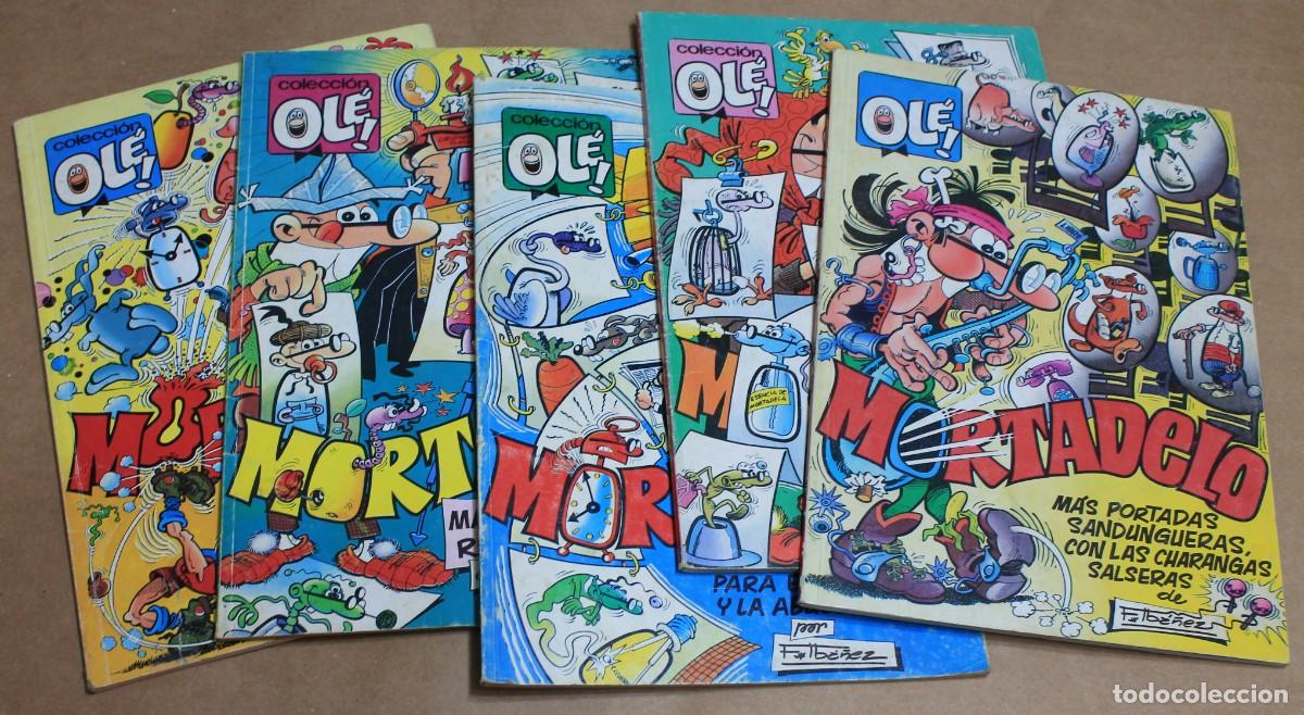 C&oacute;mics: OL&Eacute;! 362 383 384 385 400 - MORTADELO PORTADAS B 1&ordf; edici&oacute;n - Buen estado - Y sueltos