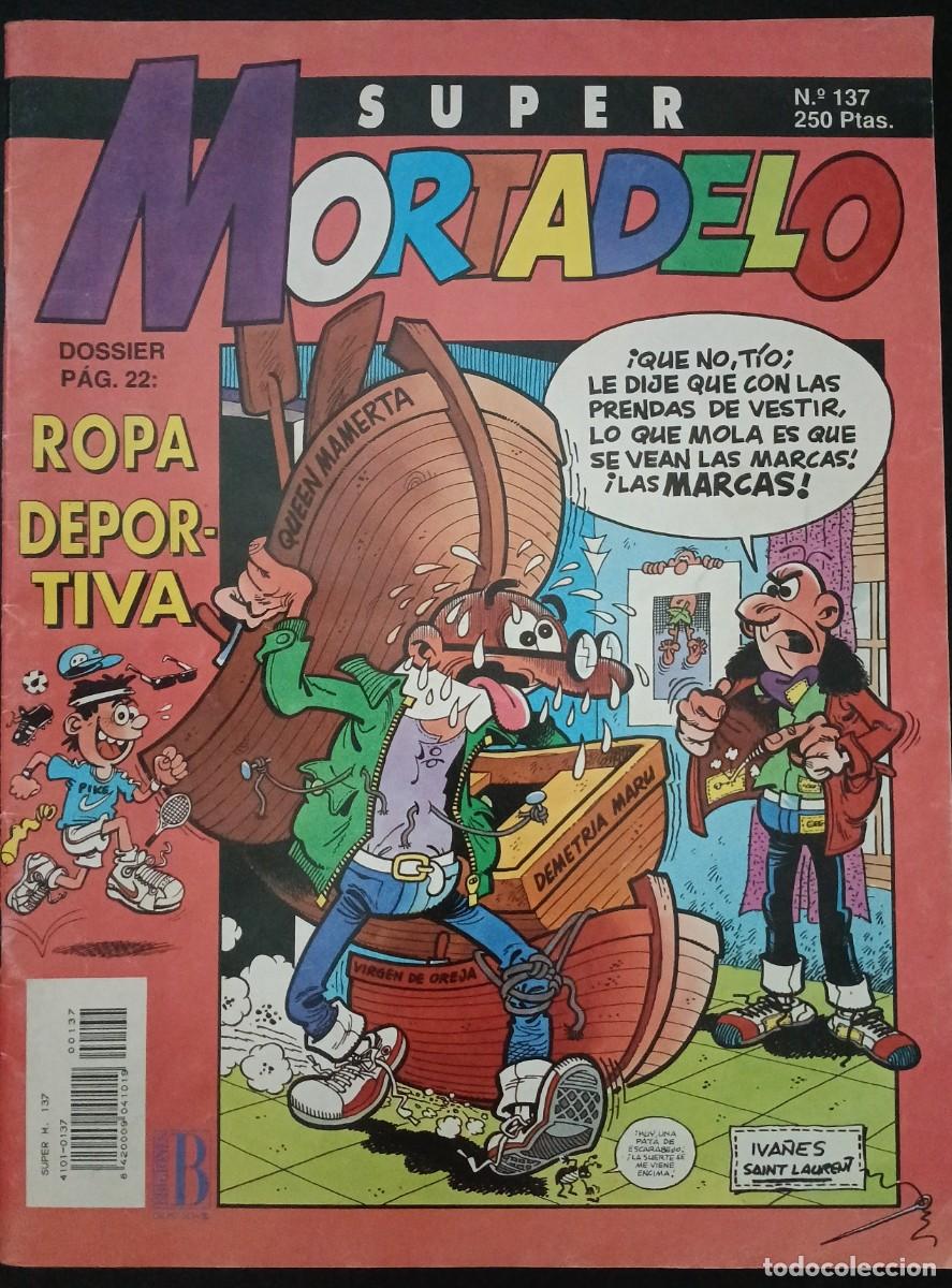 C&oacute;mics: SUPER MORTADELO-EDICIONES B- N&ordm; 137 -RAMIS-CERA-EL MERCENARIO-1994-DIF&Iacute;CIL-CASI BUENO-VEA-LEA-1636