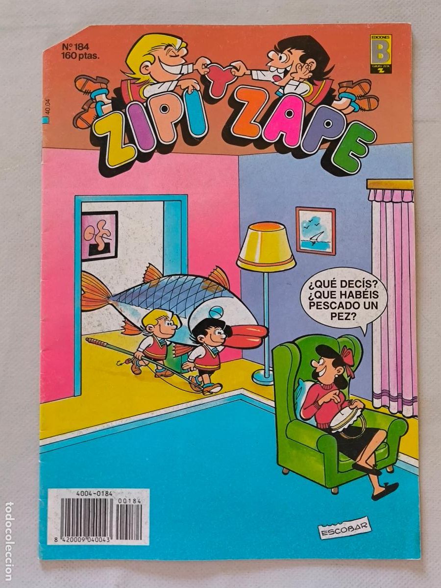 C&oacute;mics: ZIPI Y ZAPE N&ordm; 184 - EDICIONES B (Q) - Foto 1