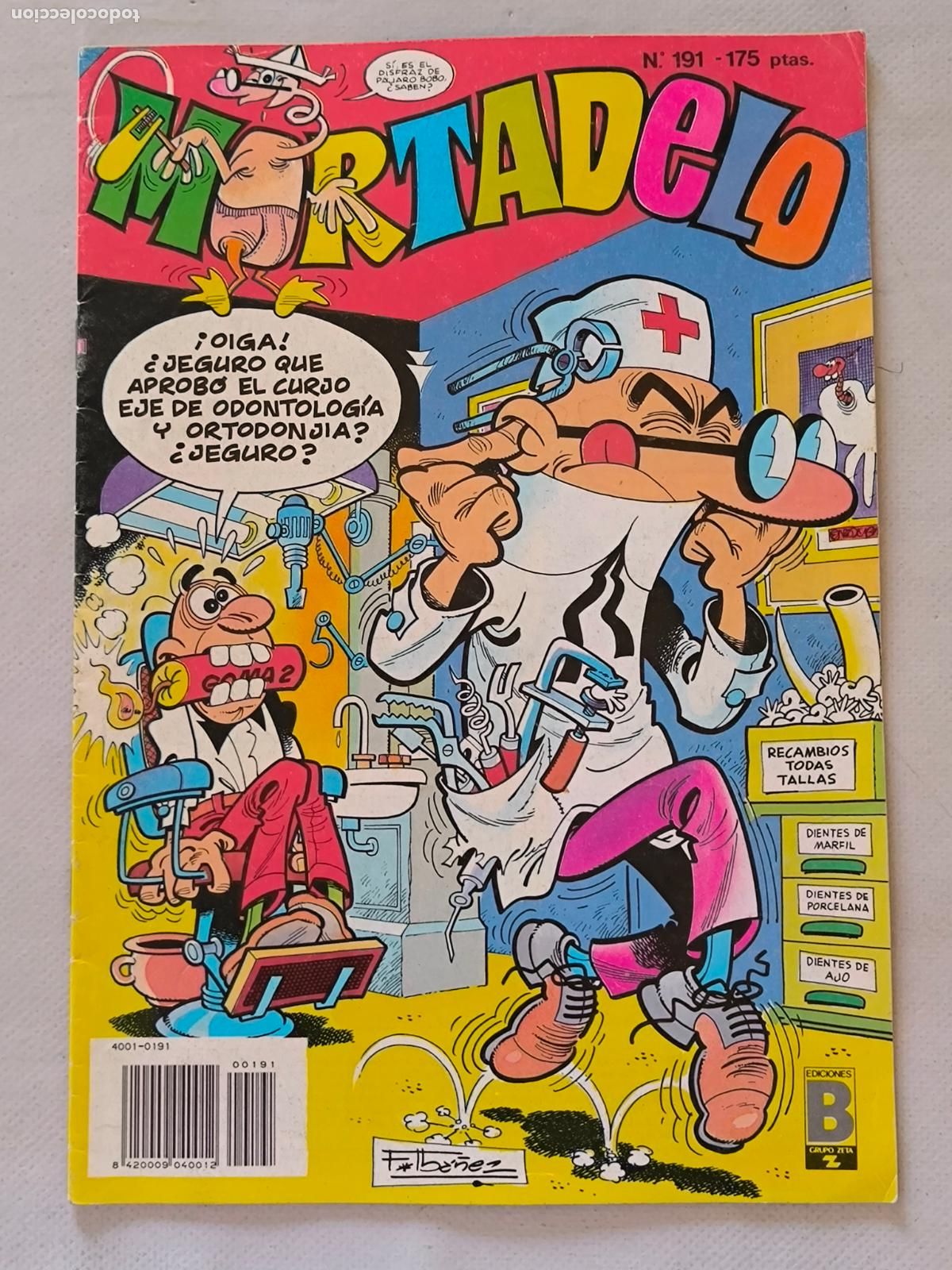 C&oacute;mics: MORTADELO N&ordm; 191 - EDICIONES B (D2)