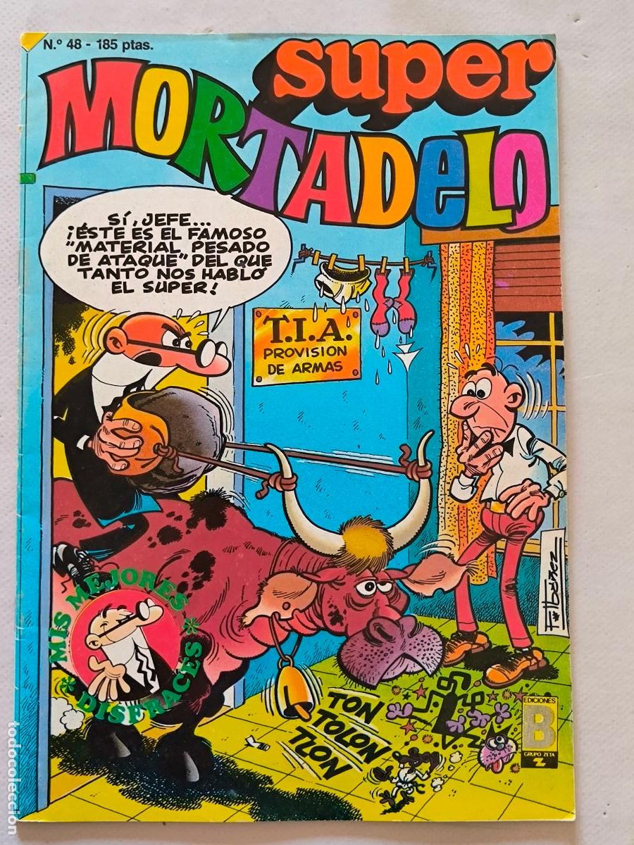 C&oacute;mics: SUPER MORTADELO N&ordm; 48 - INCLUYE POSTER - EDICIONES B (FV)