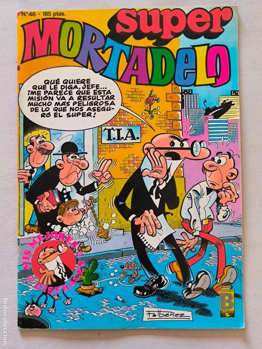 Comics : SUPER MORTADELO N&ordm; 46 - INCLUYE POSTER - EDICIONES B (FV)