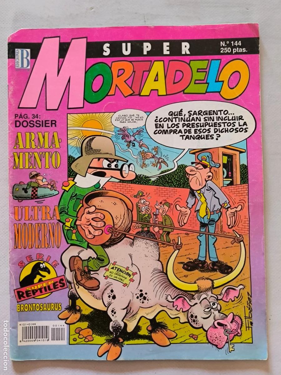 C&oacute;mics: SUPER MORTADELO N&ordm; 144 - EDICIONES B (AK) - Foto 1