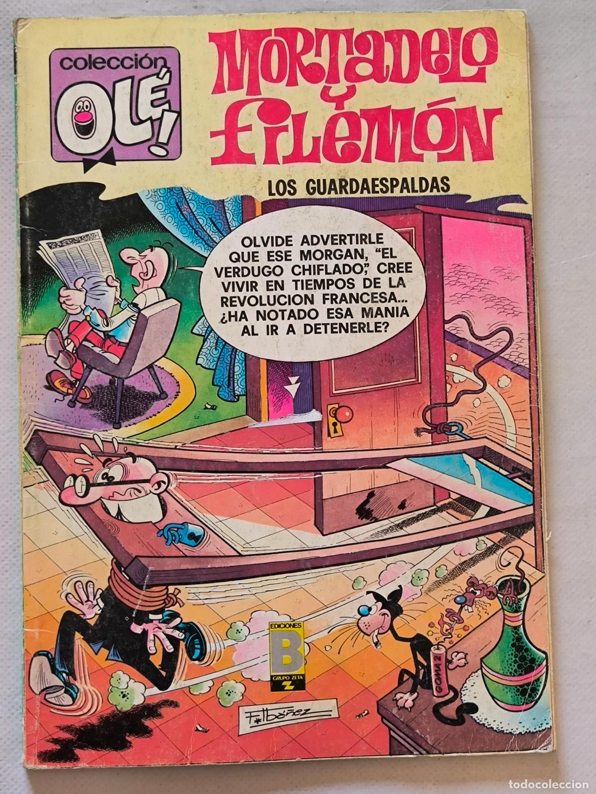 C&oacute;mics: MORTADELO Y FILEMON N&ordm; 145 - LOS GUARDAESPALDAS - COLECCION OLE - EDICIONES B (AK)