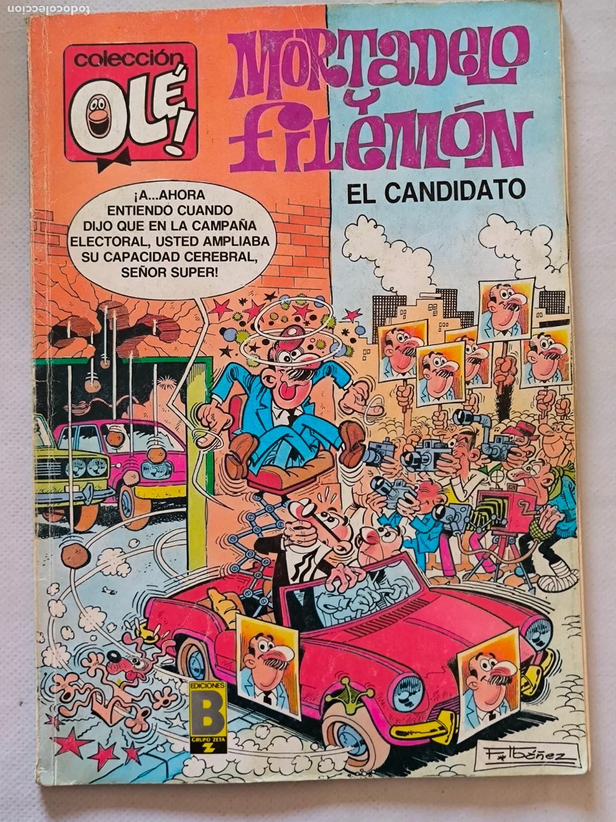 C&oacute;mics: MORTADELO Y FILEMON N&ordm; 367 - EL CANDIDATO - COLECCION OLE - EDICIONES B (AK)