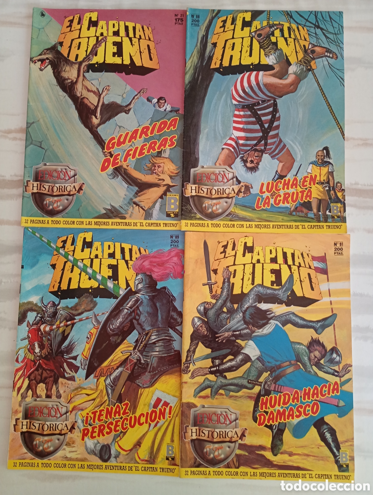Comics: EL CAPIT&Aacute;N TRUENO EDICI&Oacute;N HIST&Oacute;RICA 4 Tebeos
