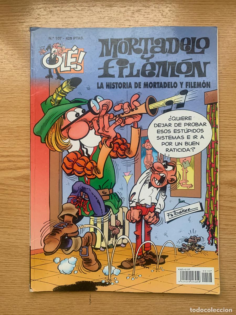 C&oacute;mics: Mortadelo y Filem&oacute;n n&ordm; 107: La Historia de Mortadelo y Filem&oacute;n - Colecci&oacute;n Ol&eacute; - Muy Buen Estado