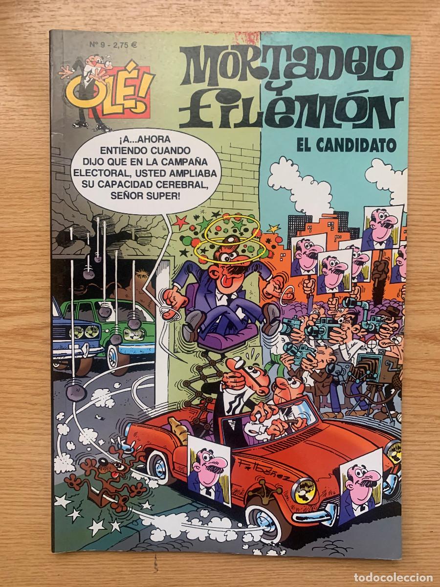 C&oacute;mics: Mortadelo y Filem&oacute;n n&ordm; 9: El Candidato - Colecci&oacute;n Ol&eacute; - Buen Estado