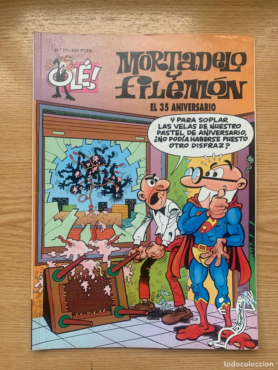 C&oacute;mics: Mortadelo y Filem&oacute;n n&ordm; 77: El 35 Aniversario - Colecci&oacute;n Ol&eacute; - Muy Buen Estado