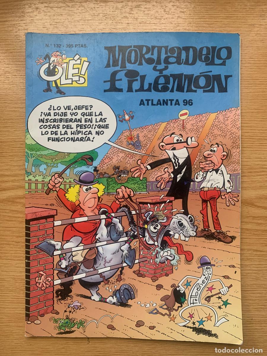 C&oacute;mics: Mortadelo y Filem&oacute;n n&ordm; 132: Atlanta 96 - Colecci&oacute;n Ol&eacute; - Muy Buen Estado
