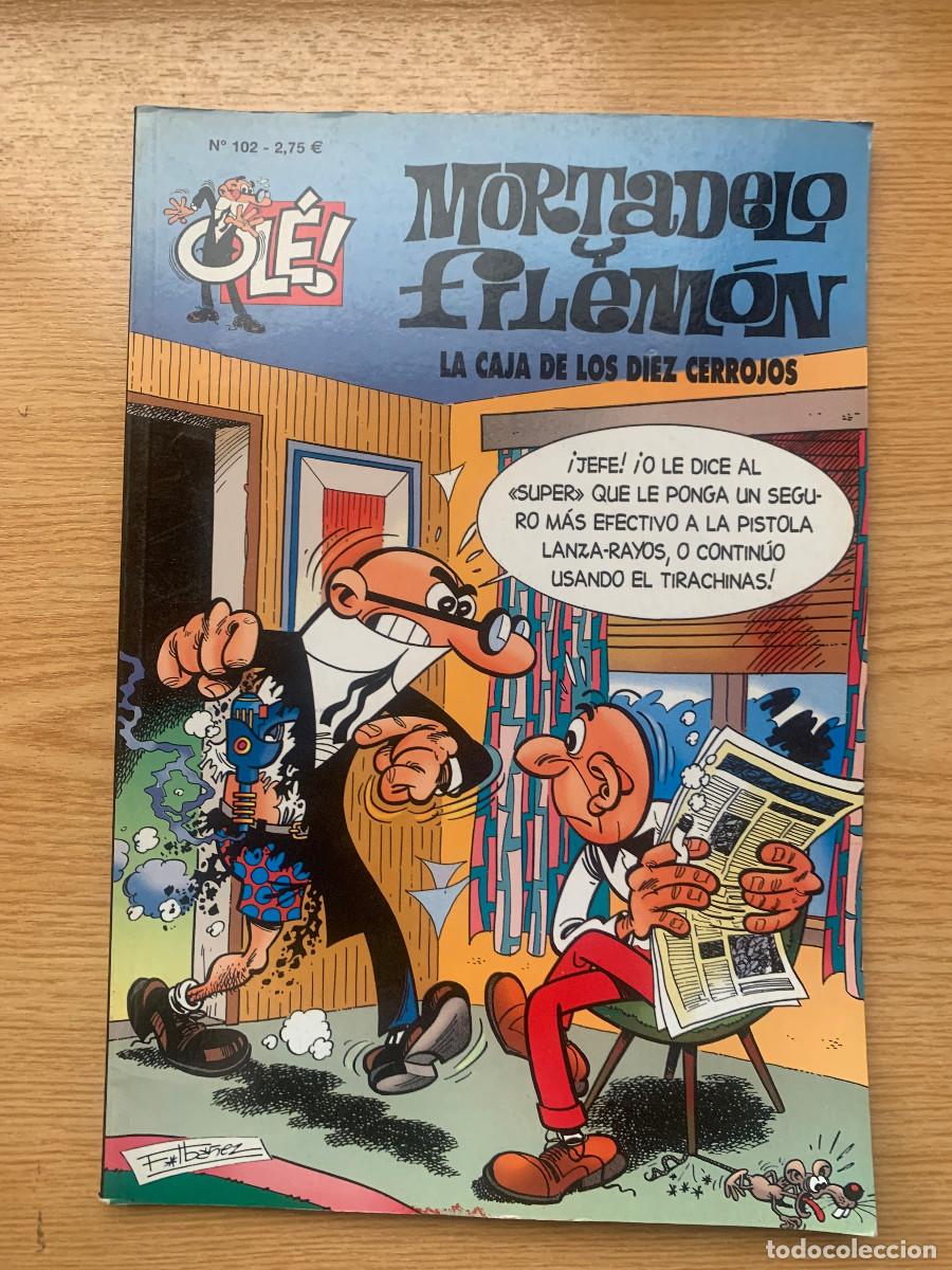 C&oacute;mics: Mortadelo y Filem&oacute;n n&ordm; 102: La Caja de 10 Cerrojos - Colecci&oacute;n Ol&eacute; - Buen Estado