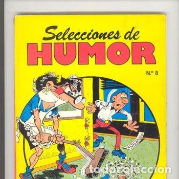 C&oacute;mics: Selecciones de humor n.&ordm; 8 Mortadelo Zipi y Zape Ediciones B 1987 retapado [PEIFER]