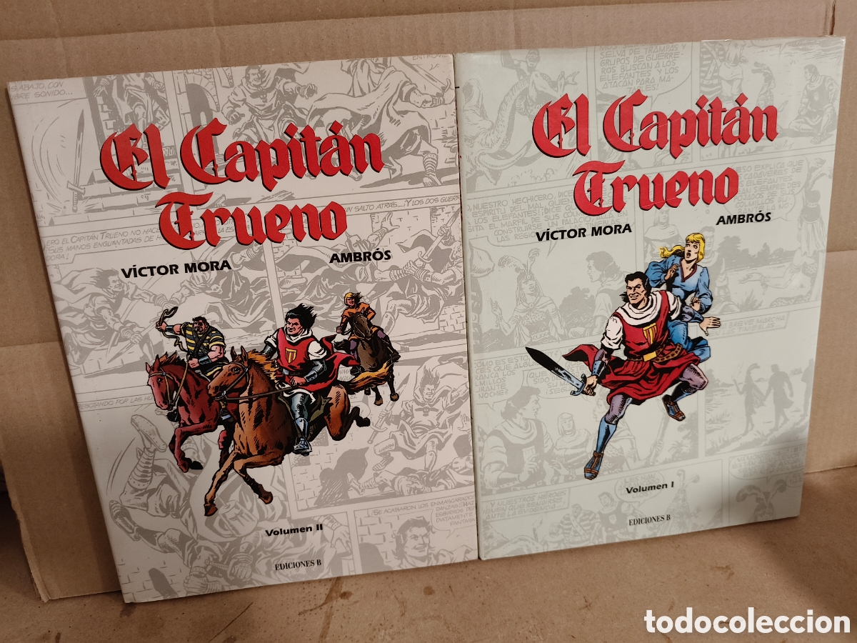Comics: EL CAPITAN TRUENO 5 TOMOS 3 DE FUENTES MAN Y 2 AMBROS VICTOR MORA EDICIONES B